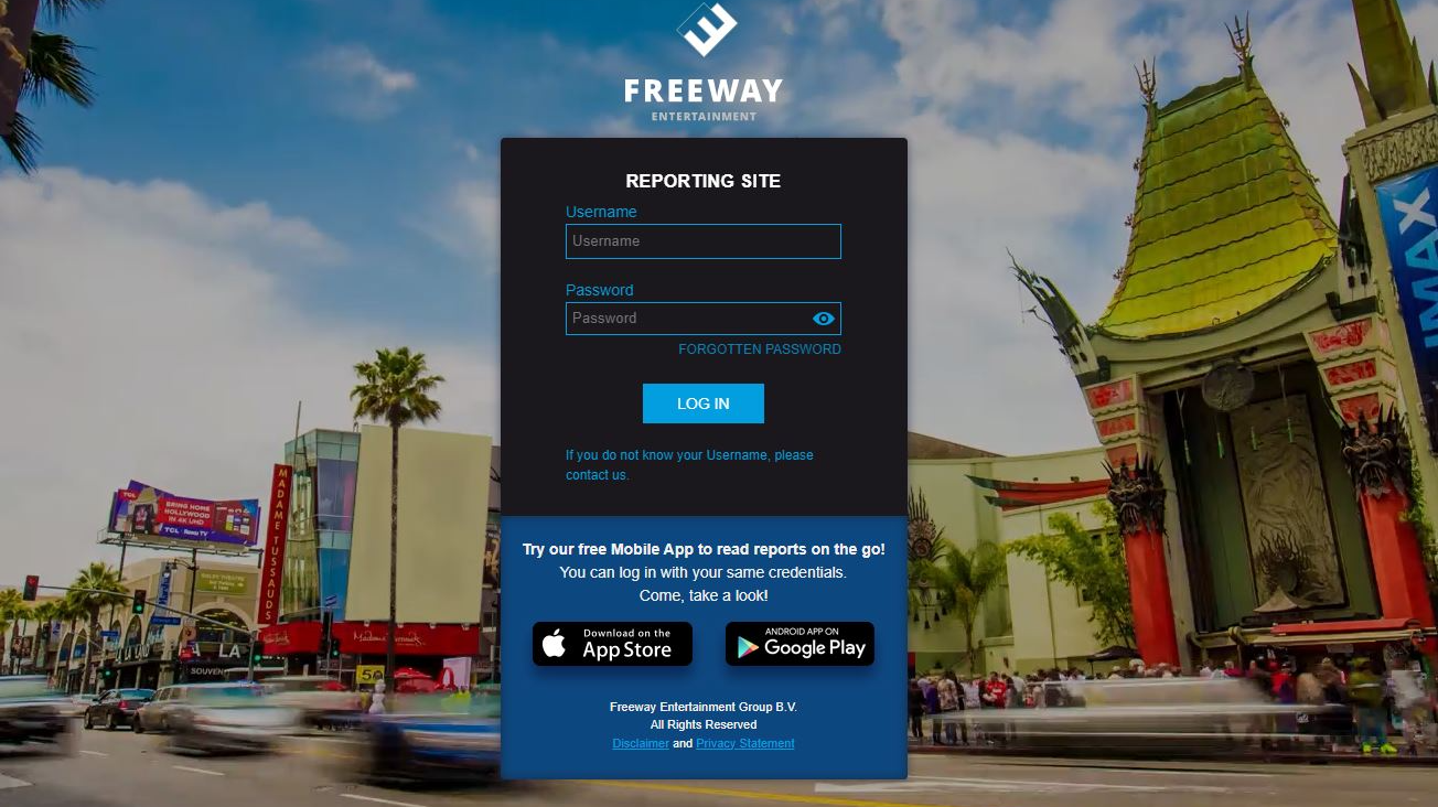 The launch of Freeway's new reporting site